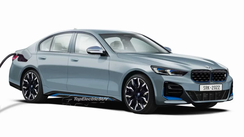 BMW i5 vélelmezett kinézete