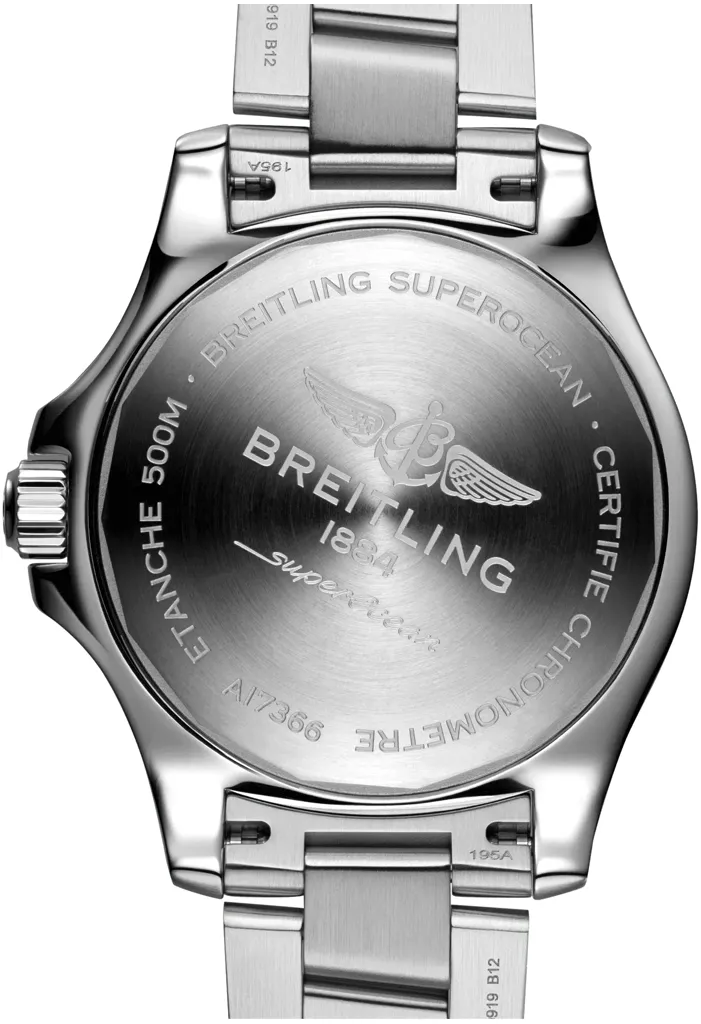 Breitling A17366 - Breitling SuperOcean Automatic 42 mm hátlap.