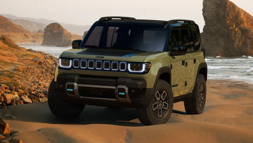 Jeep Recon tengerparton