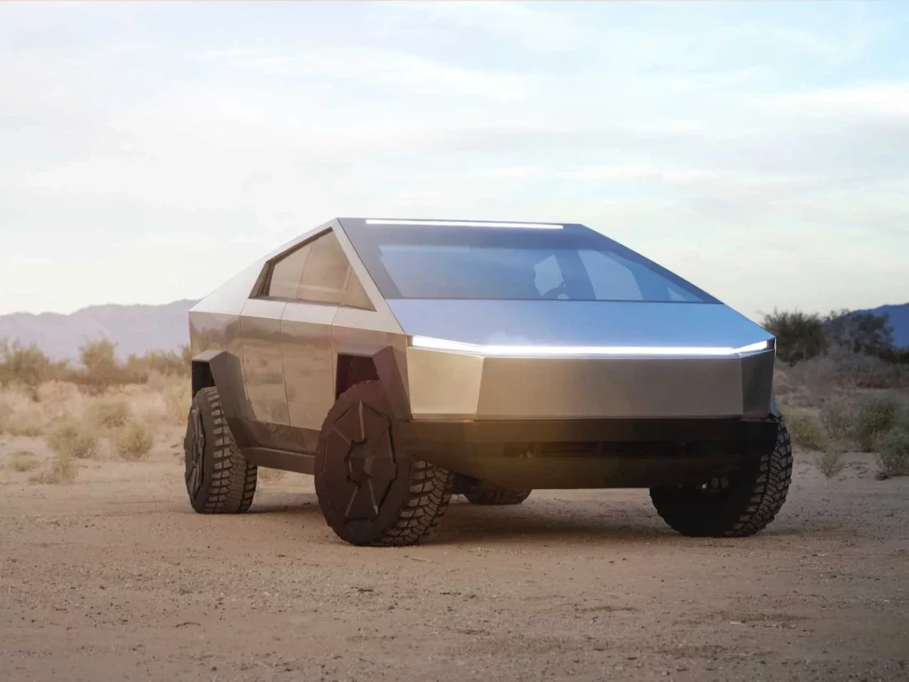 Tesla Cybertruck a sivatagban